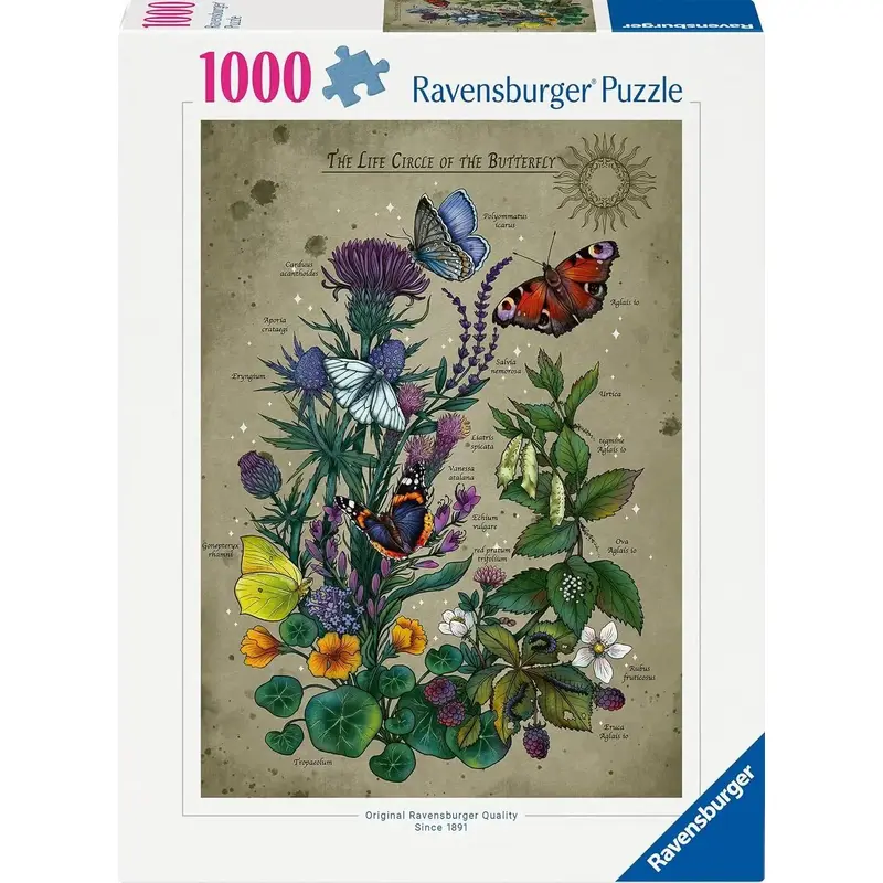 Ravensburger: Lifecircle Butterfly Puzzle (1000pc Jigsaw)