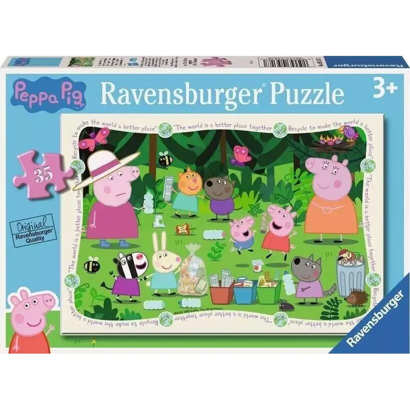 Ravensburger: Peppa Pig Recycle Together! Puzzle (35pc Jigsaw)