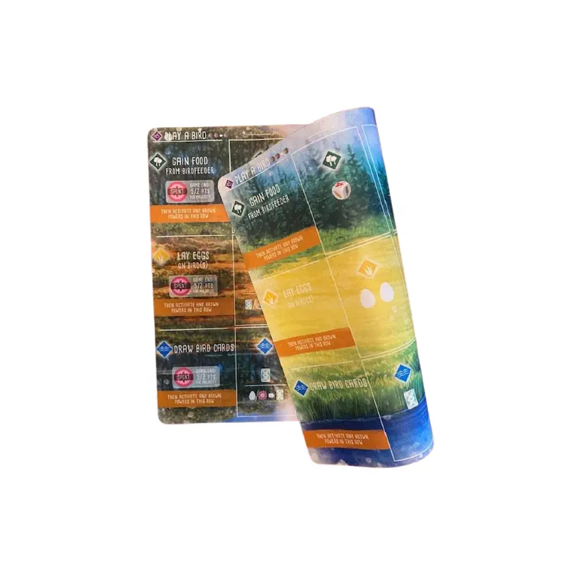 Double-Sided Natural Rubber Playmat for Wingspan