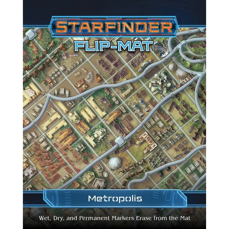 Starfinder Flip Mat Metropolis