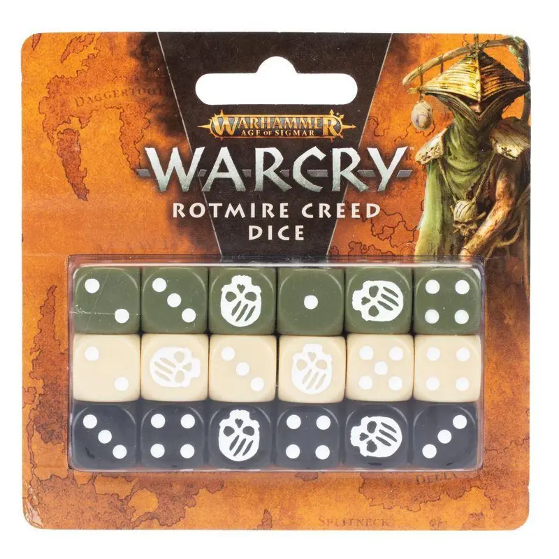 Age of Sigmar Warcry Rotmire Creed Dice