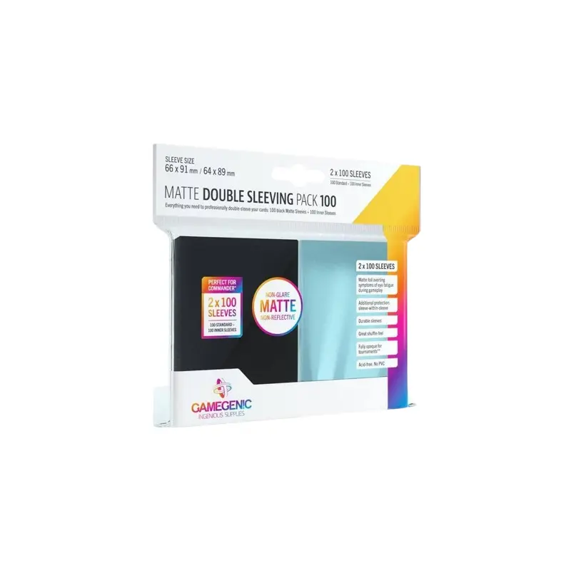 Gamegenic: Matte Double Sleeving Pack 100