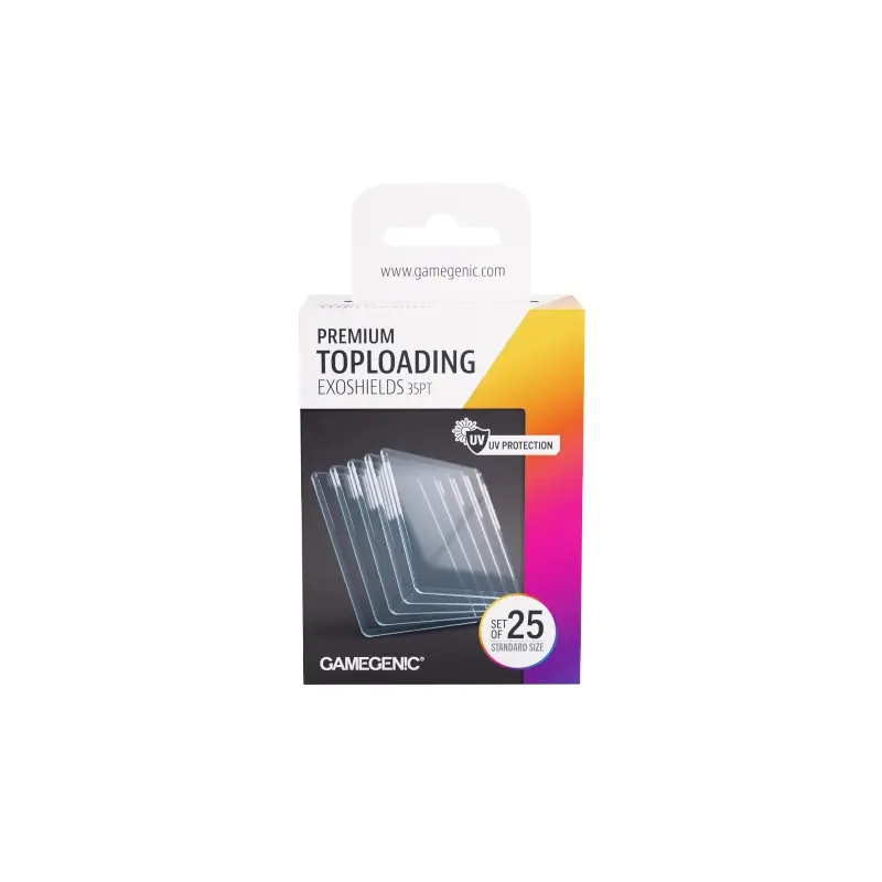 Premium Toploading Exoshields 35pt - Clear