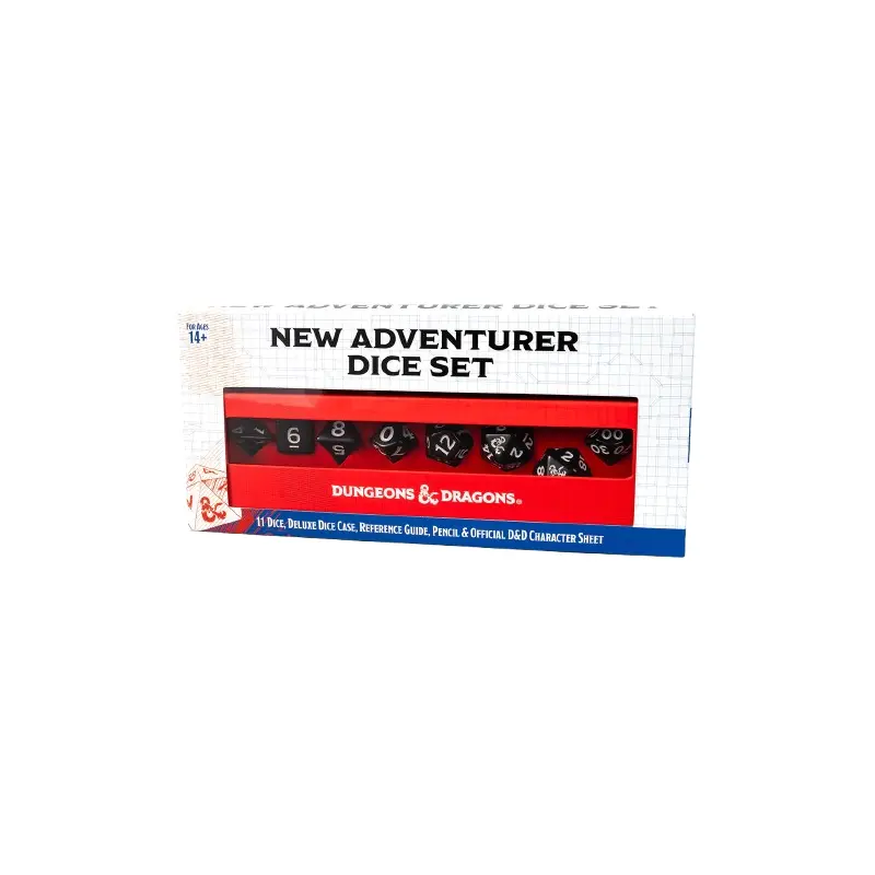 D&D New Adventurer Set - Black Dice
