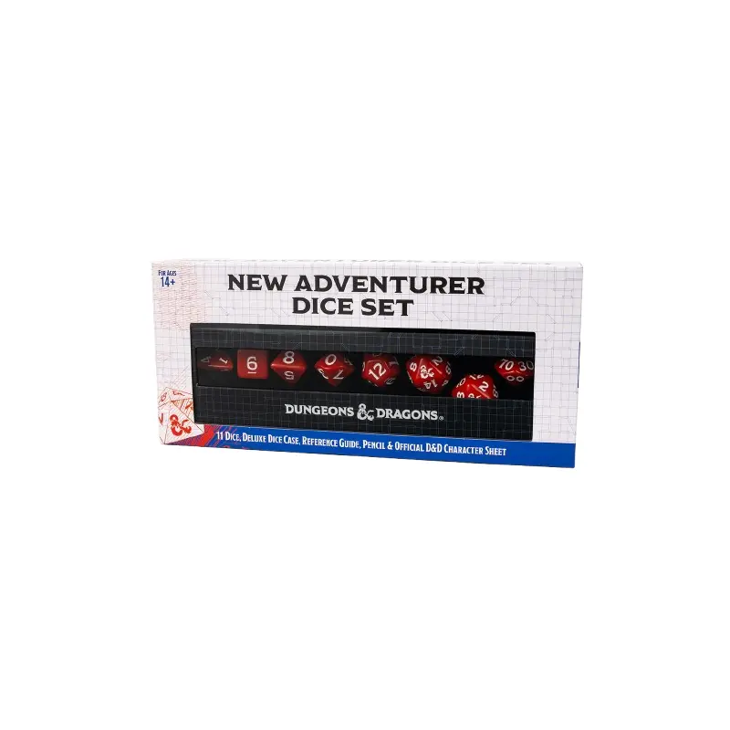D&D New Adventurer Set - Red Dice