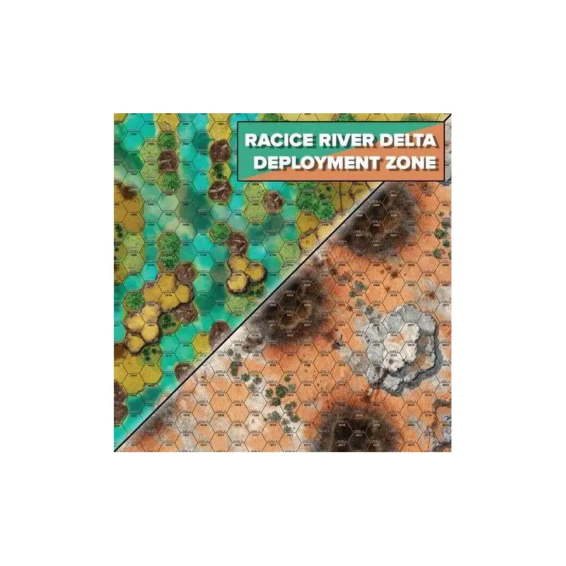BattleTech BattleMap Racice River Delta/Deployment Zone