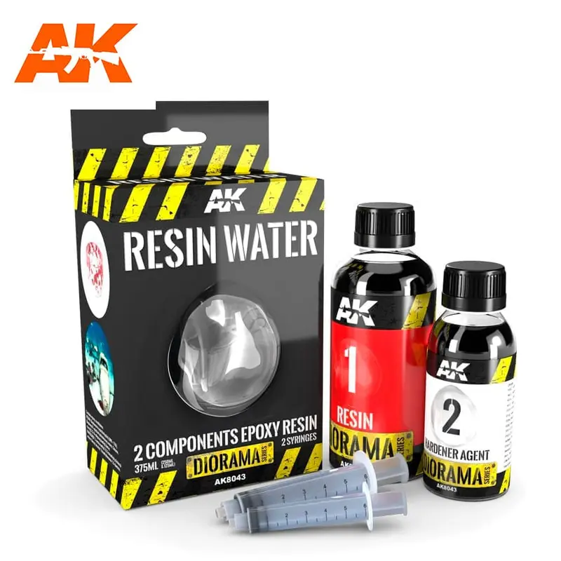 AK: Resin Water (2-Components Epoxy Resin) - 180ml (AK8044)
