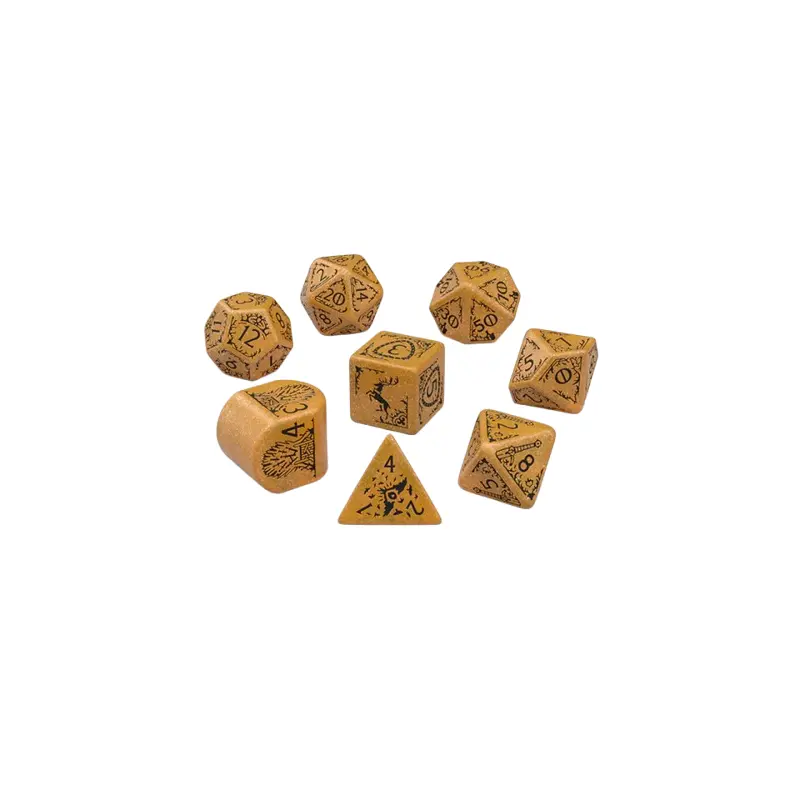 Game of Thrones 8-Die Set: Baratheon