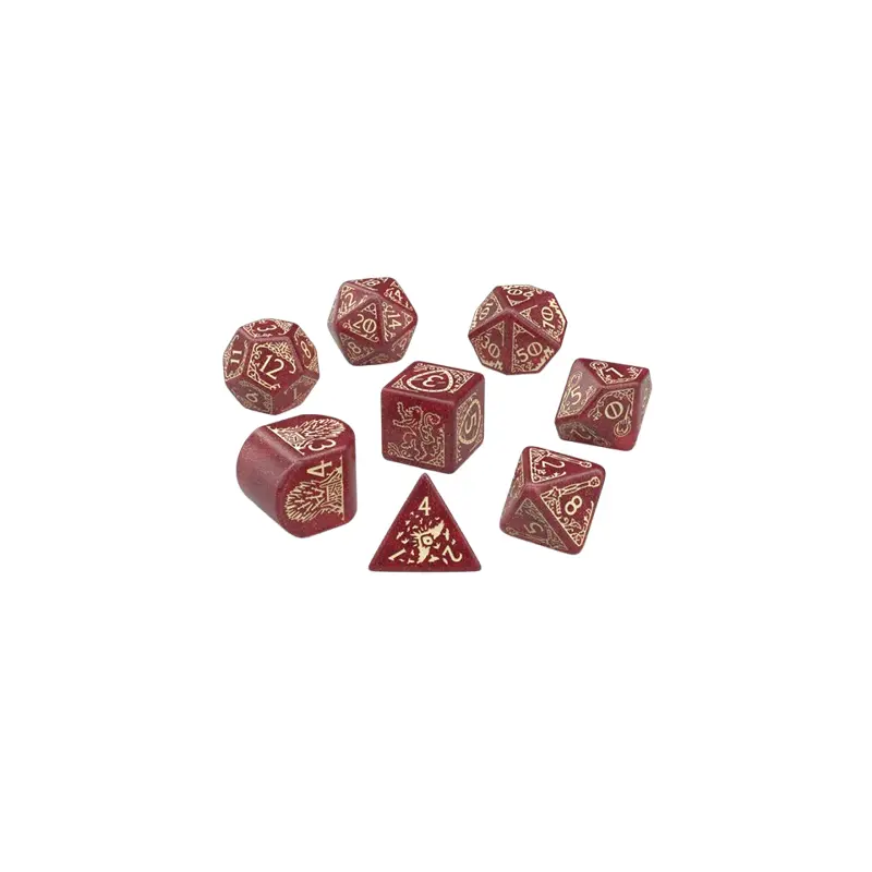 Game of Thrones 8-Die Set: Lannister