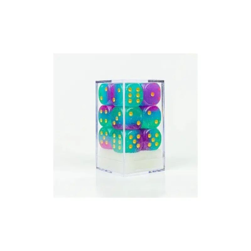Sirius Dice 12ct 16mm d6 Dice Set Northern Lights