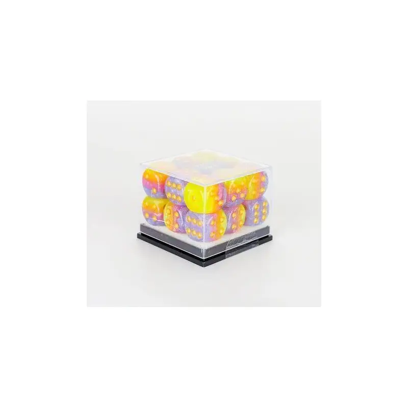 Sirius Dice 18ct 12mm d6 Dice Set Tahitian Sunset