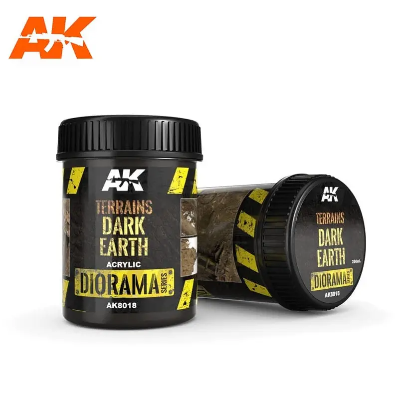 AK: Terrains - Dark Earth (250ml / Acrylic)