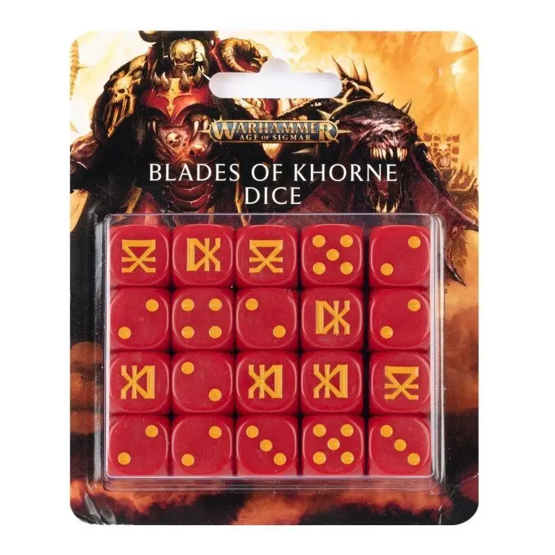 Age of Sigmar Blades of Khorne Dice
