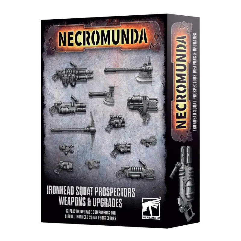 Necromunda: Ironhead Squat Prospectors Weapons & Upgrades