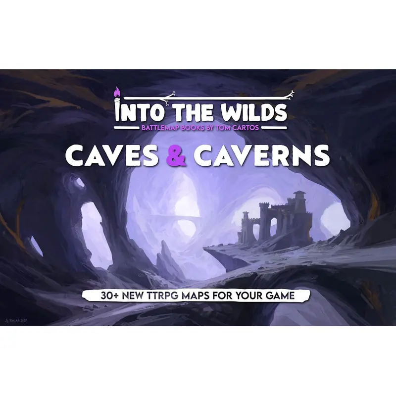 Into The Wilds Battlemaps: Caves and Caverns