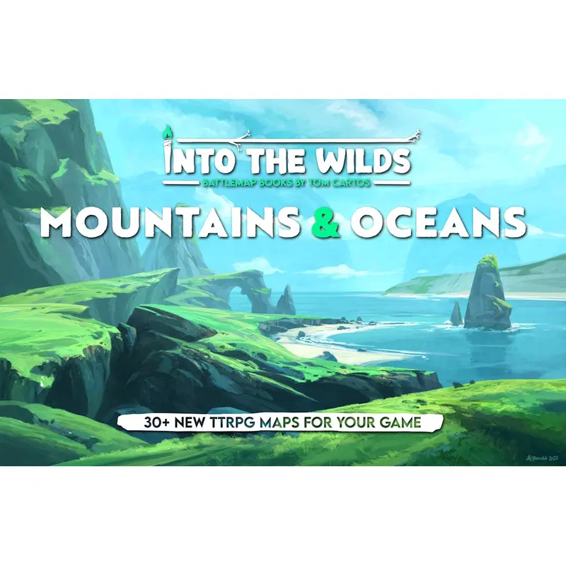 Into The Wilds Battlemaps: Mountains and Oceans