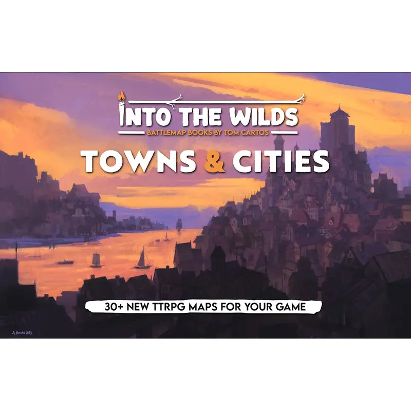 Into The Wilds Battlemaps: Towns and Cities