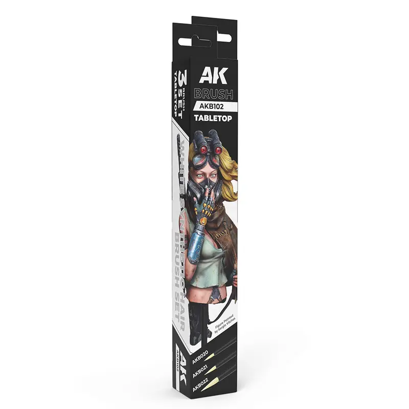 AK: Brush Set - Tabletop Synthetic (AKB102)