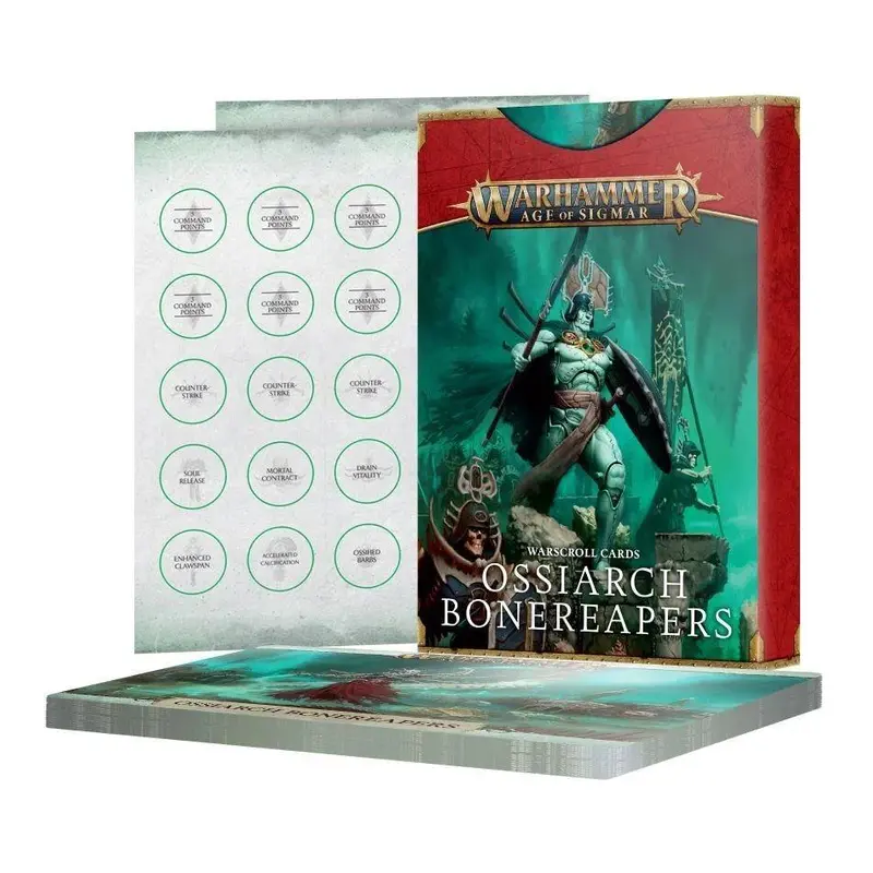 Age of Sigmar Ossiarch Bonereapers Warscroll Cards