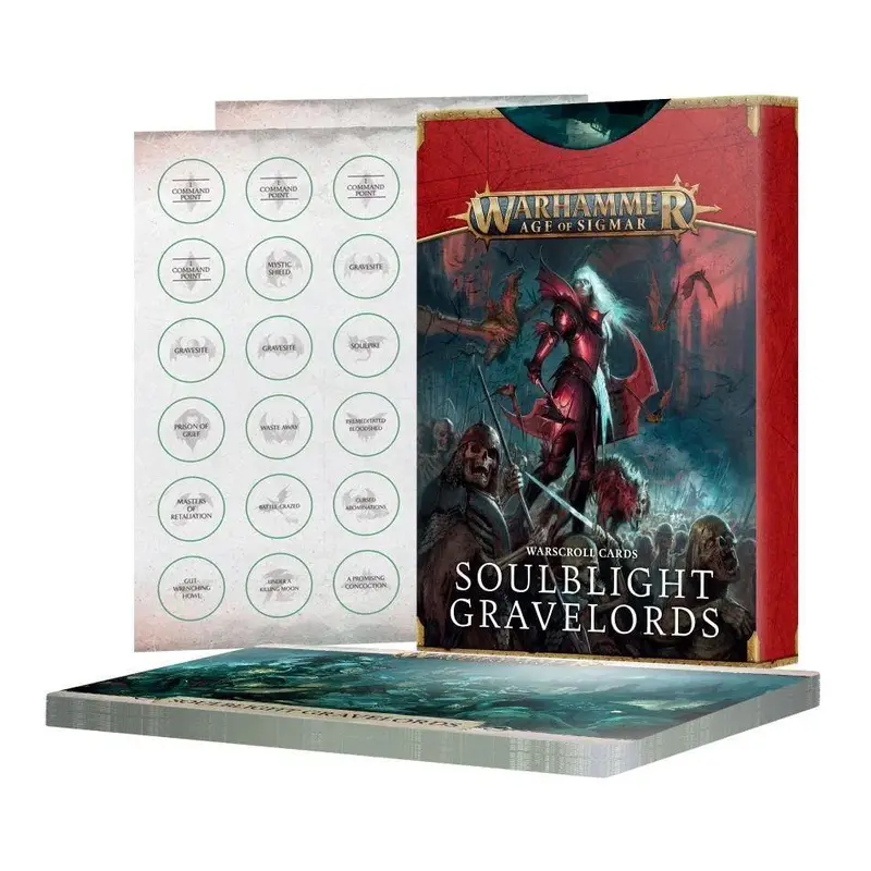 Age of Sigmar Soulblight Gravelords Warscroll Cards