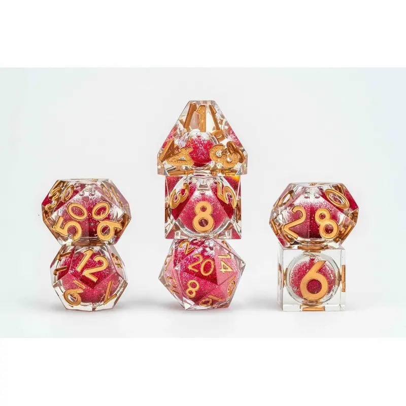Elixir Liquid Core Dice Set: Magenta Mayhem