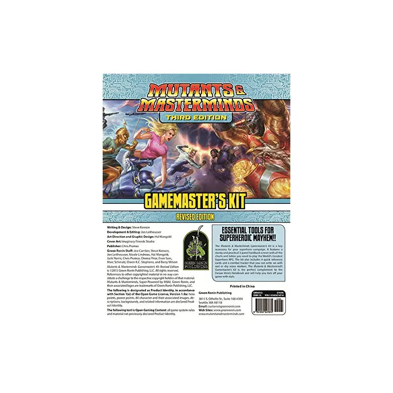 Mutants and Masterminds (Third Ed): Gamemasters Kit - Revised Edition