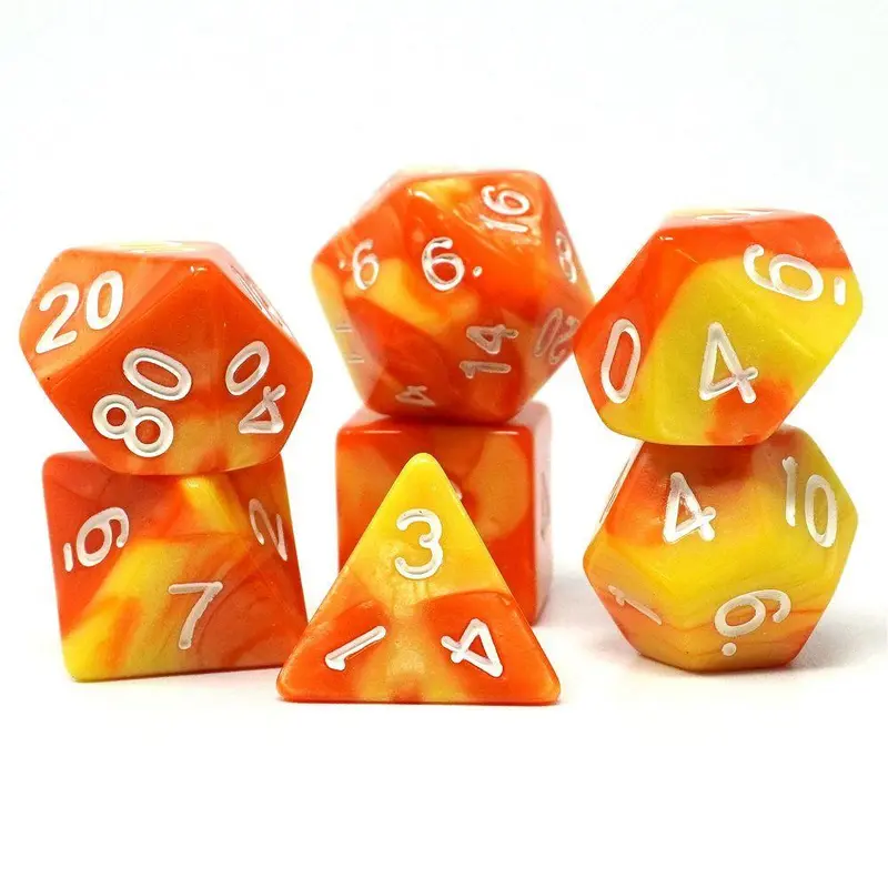 Mimic Dice 7ct Sunburst