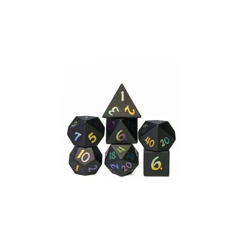 7ct Obsidian/Rainbow