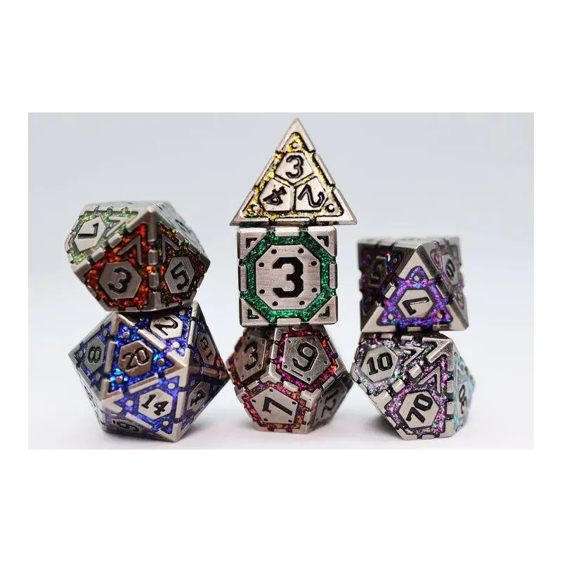 7ct Ornate Rainbow Frame Metal