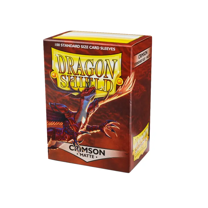 Dragon Shield Card Sleeves - Matte: Crimson