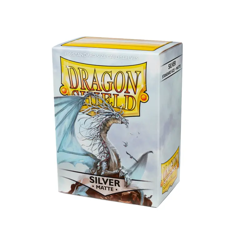 Dragon Shield Card Sleeves - Matte: Silver