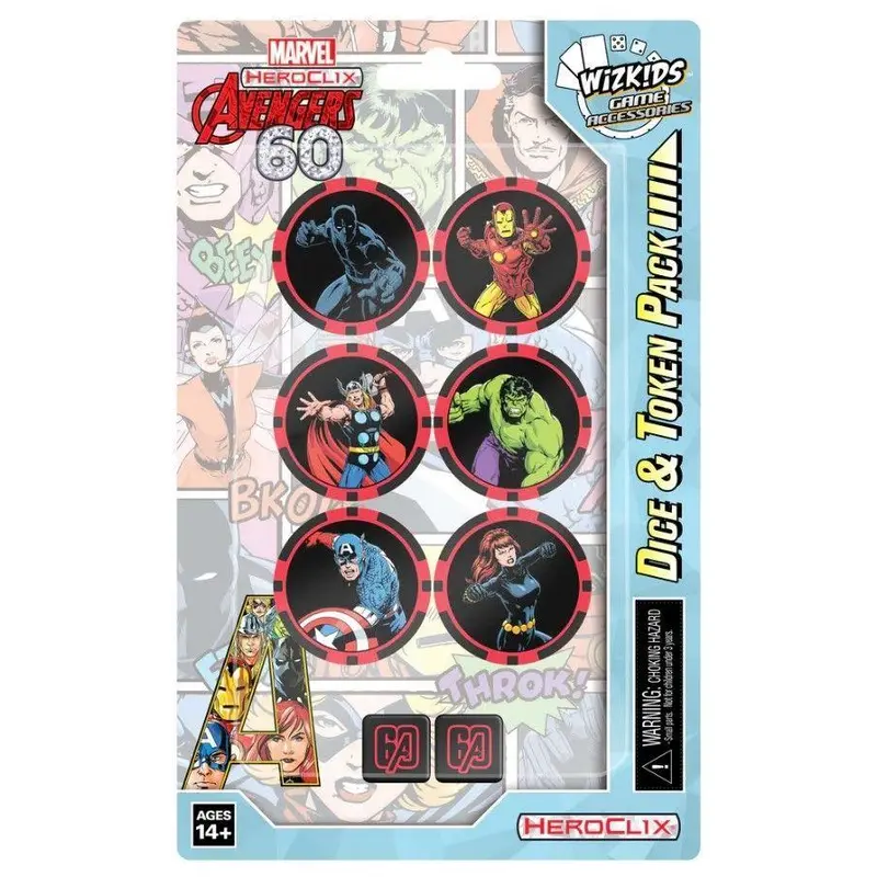 HCX Avengers 60th Dice & Tokens