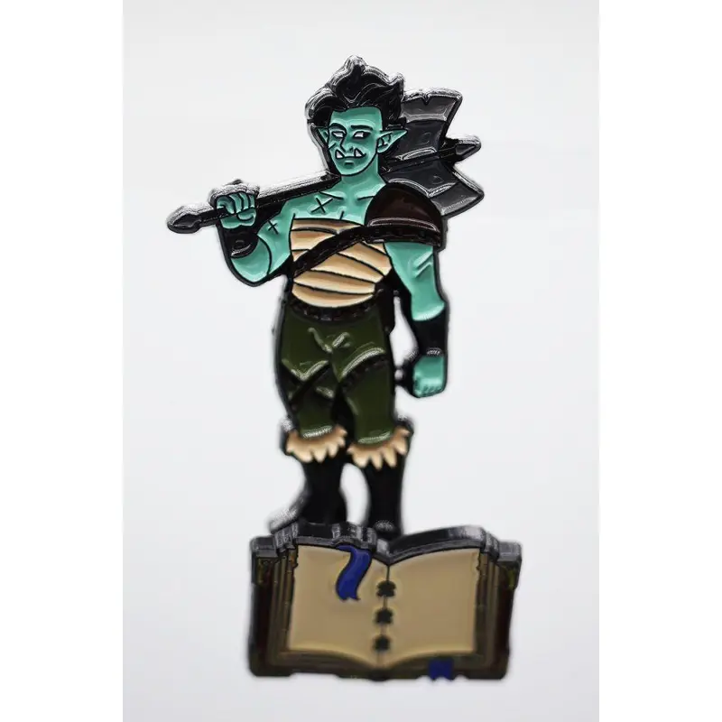 Piniature Half Orc Barbarian