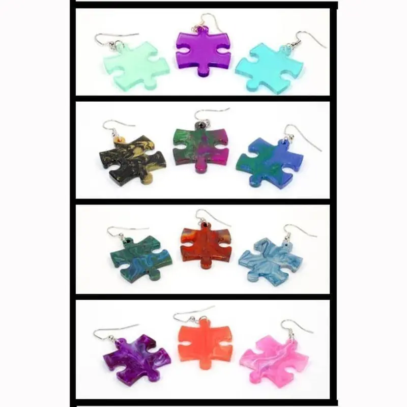 Puzzle Pc Nebula Earrings