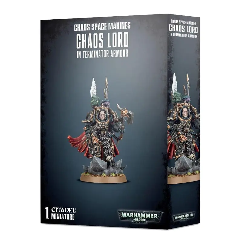 Chaos Space Marines: Chaos Lord in Terminator Armour