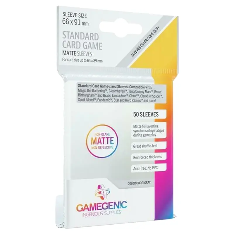 Gamegenic Standard Matte Card Game Sleeves