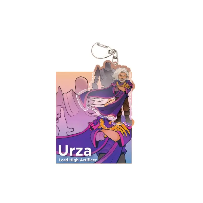 MTG Acrylic Commanders Keychain - Urza Lord High Artificer