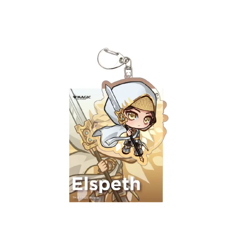 MTG Acrylic Plainswalkers Keychain - Elspeth