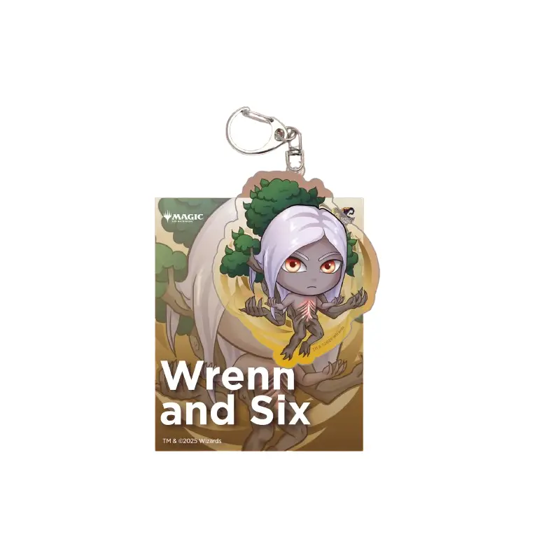 MTG Acrylic Plainswalkers Keychain - Wrenn And Six