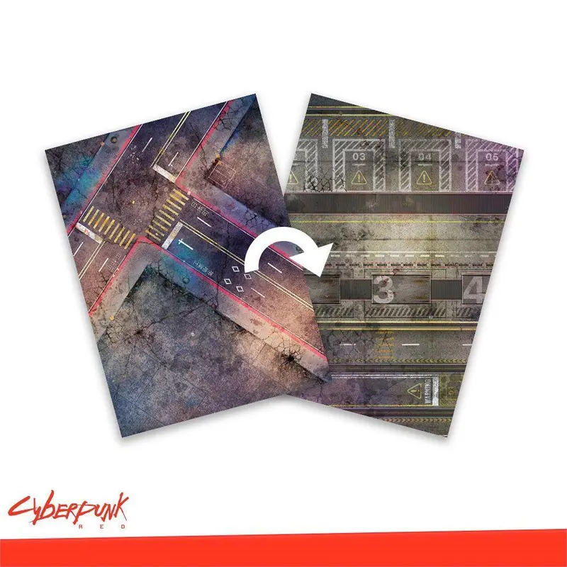 Cyberpunk RED Combat Zone: Game Mat 22x30