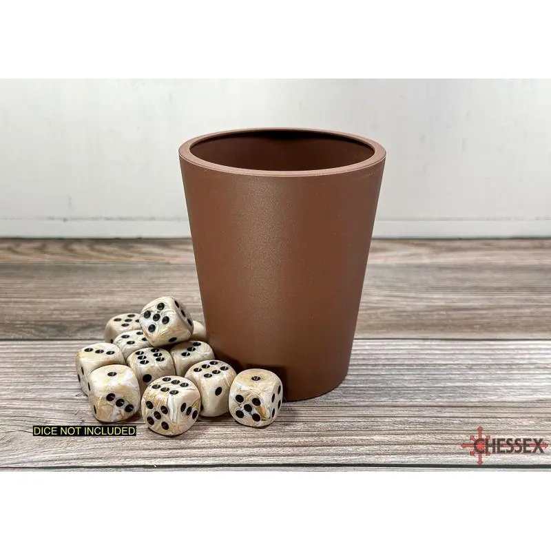 89009 Flexible Dice Cup Brown