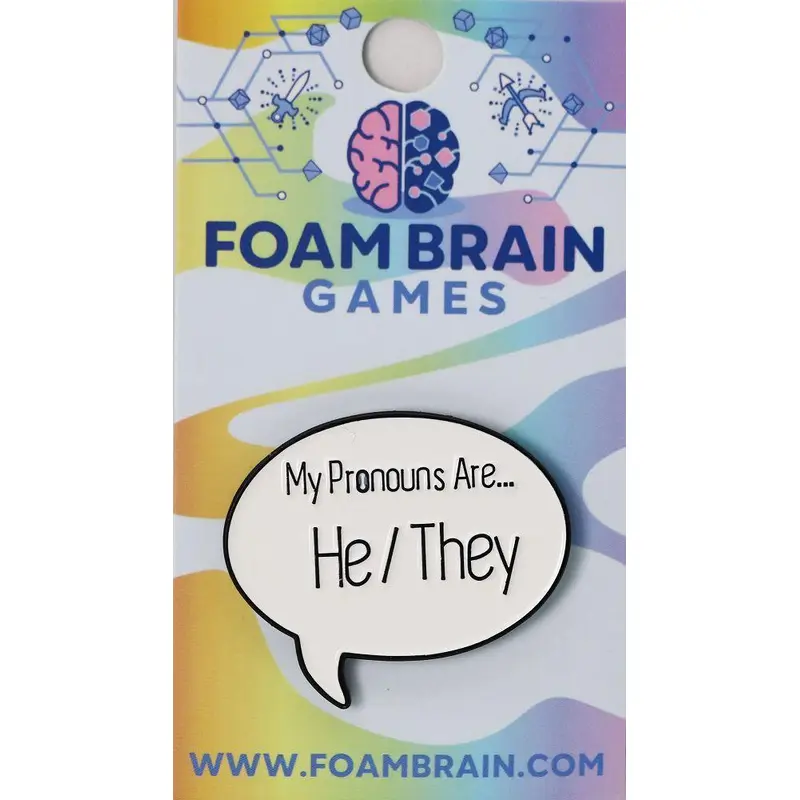 Speech Bubble Pronoun He/They