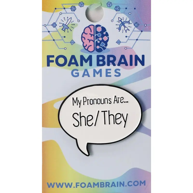 Speech Bubble Pronoun She/They