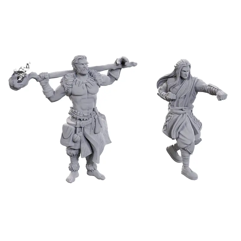 D&D Minis: Archdruid & Martial Arts Adept (Unpainted / WV24)