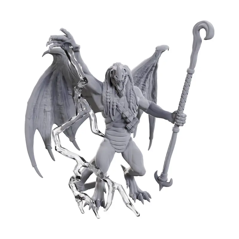 D&D Minis: Blue Abishai (Unpainted / WV24)