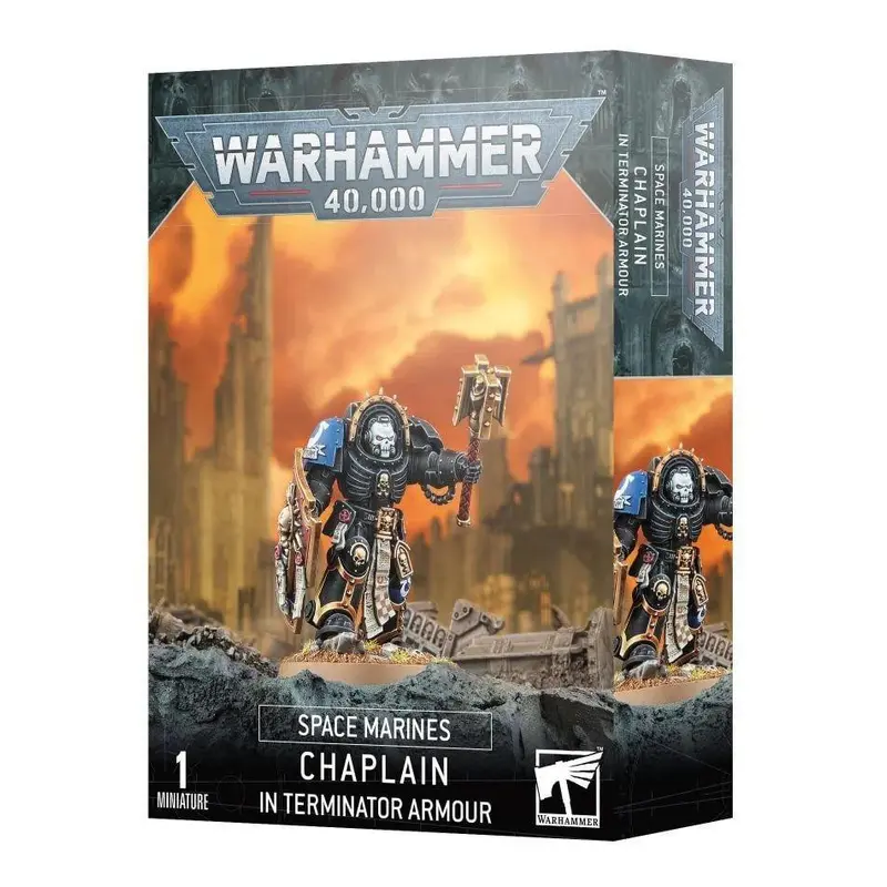Warhammer 40K Space Marines: Chaplain in Terminator Armour