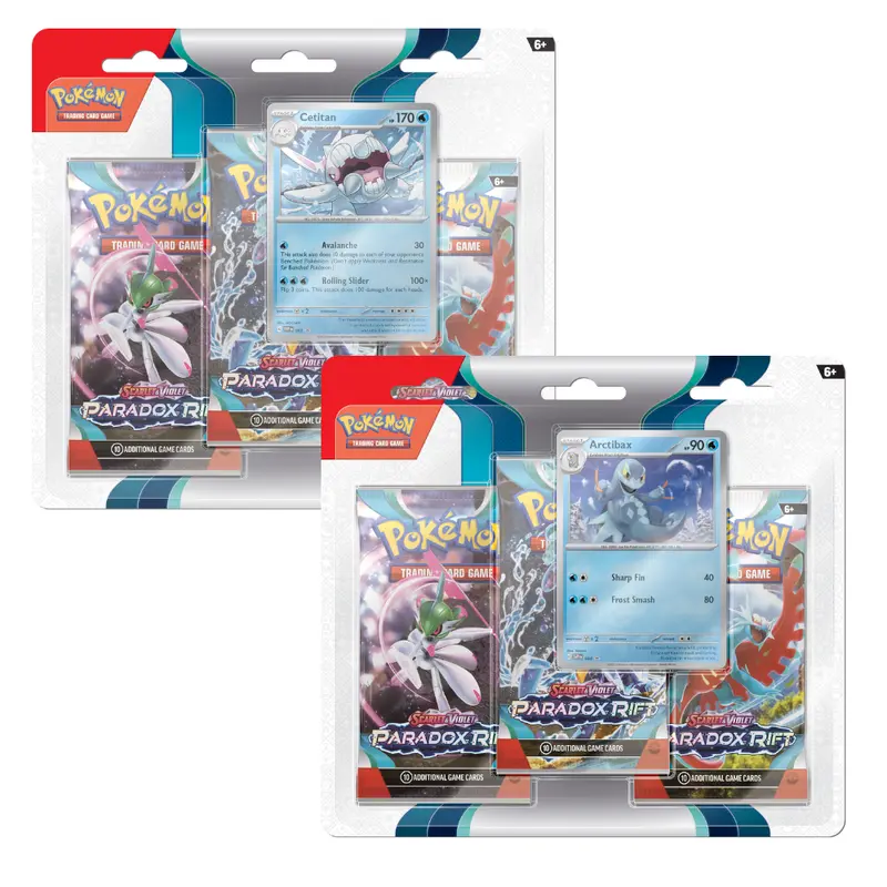 Pokemon: Paradox Rift 3-Pack Blister