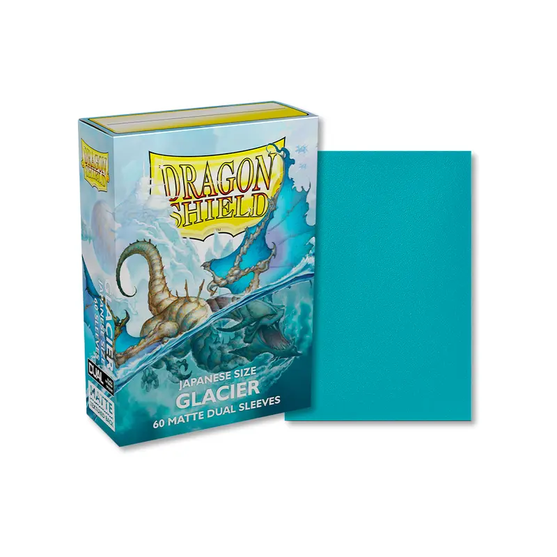 Dragon Shields: (100) Matte Dual - Glacier (DISPLAY 10)