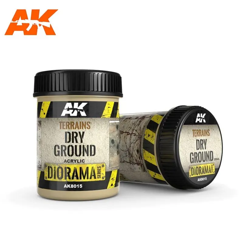 AK: Terrains - Dry Ground (250ml / Acrylic) (AK8015)