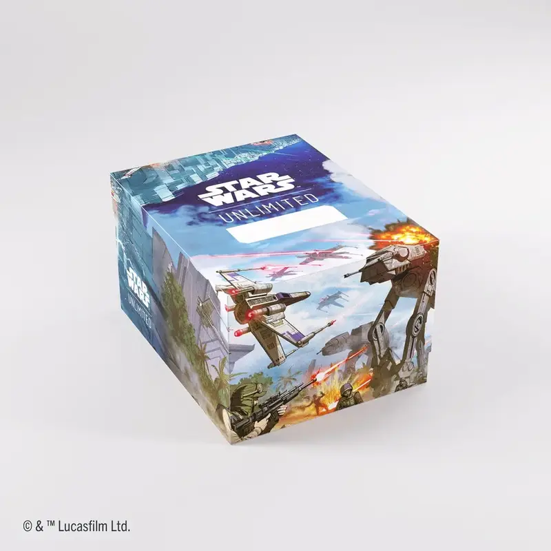 Star Wars Unlimited Deck Box: Twin Suns Soft Crate - Battle of Scarif (Holds 100+ / Gamegenic)